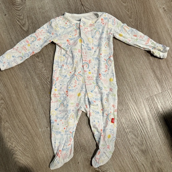 Magnetic Me Multicolor Kids One Piece Footie - Picture 1 of 2